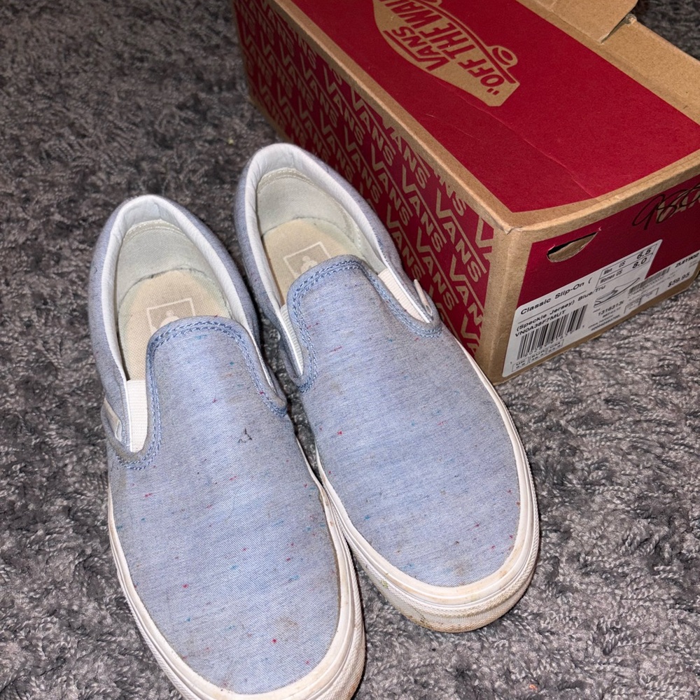 Vans Blue Slip-On Unisex Shoes